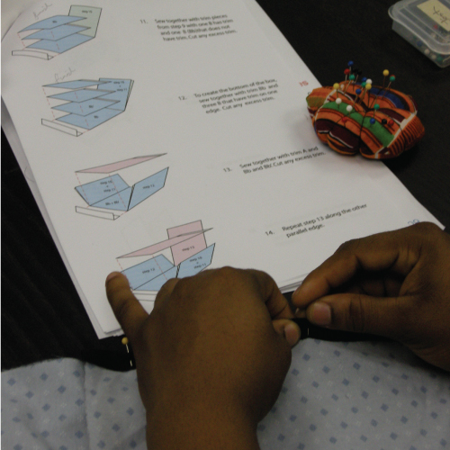 TYTHEdesign - Family Shelter sewing Program